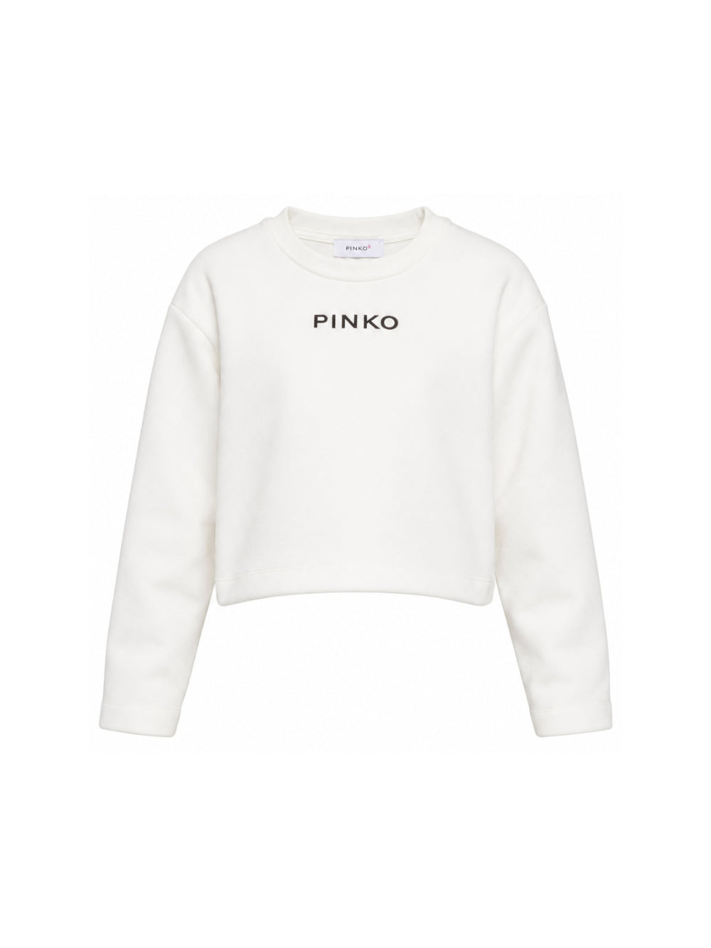 Felpa per bambina Pinko Kids bianca con logo sul davanti KFTS070CJE018 0905 PINKO KIDS 