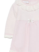 Abito per neonata Paz Rodriguez Kids rosa con bordo in pizzo 004-114215 3060 PaZ RODRIGUEZ KIDS 