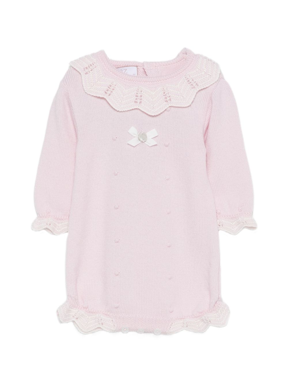 Tutina per neonata Paz Rodriguez Kids rosa con dettaglio fiocco 005-114134 3060 PaZ RODRIGUEZ KIDS 
