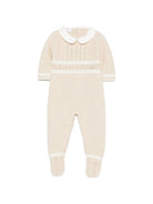 Tutina per neonati Paz Rodriguez Kids beige con lavorazione pointelle 005-124034 7360 PaZ RODRIGUEZ KIDS 