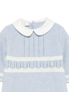 Tutina per neonati Paz Rodriguez Kids azzurra con lavorazione pointelle 005-124034 8060 PaZ RODRIGUEZ KIDS 