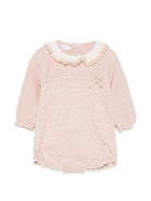 Tutina per neonata Paz Rodriguez Kids rosa con design lavorato a maglia 005-124116 3273 PaZ RODRIGUEZ KIDS 