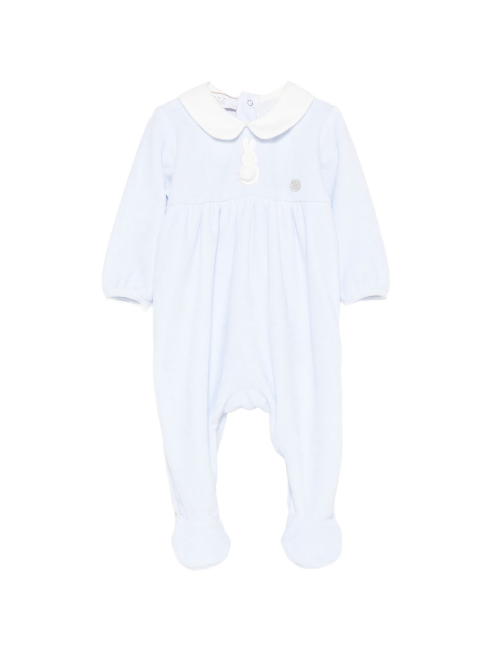 Tutina per neonato Paz Rodriguez Kids azzurra con colletto alla Peter Pan 005-193762 80 PaZ RODRIGUEZ KIDS 
