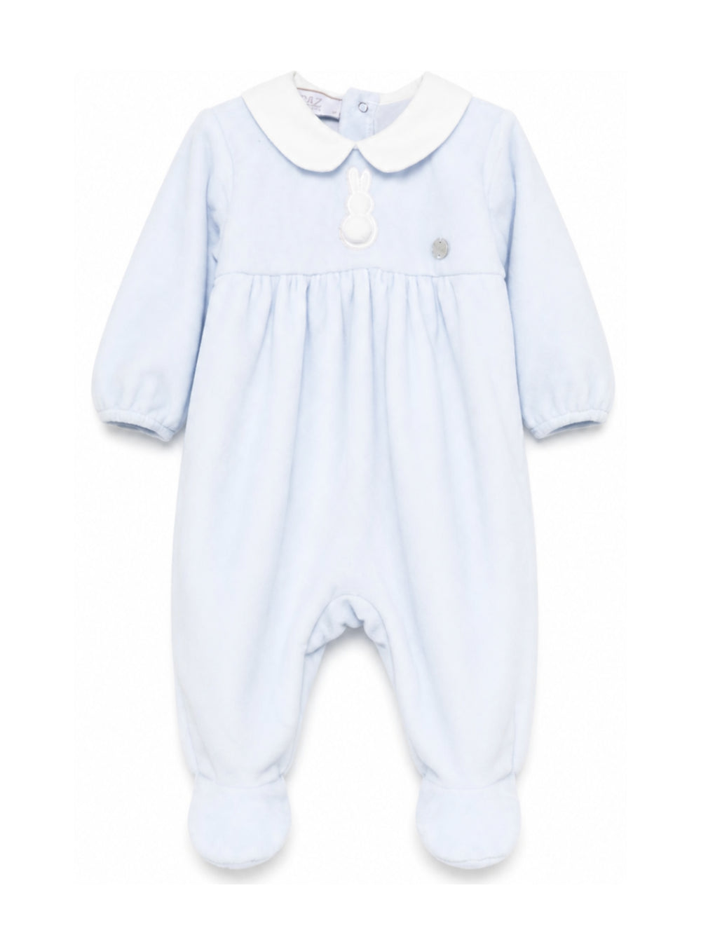 Tutina per neonato Paz Rodriguez Kids azzurra con colletto alla Peter Pan 005-193762 80 PaZ RODRIGUEZ KIDS 
