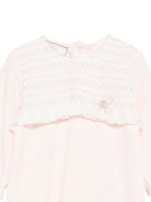 Tutina per neonata Paz Rodriguez Kids rosa con inserto con punto smock 005-193763 37 PaZ RODRIGUEZ KIDS 