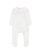 Tutina per neonato Paz Rodriguez Kids bianca con colletto a punta 005-193764 60 PaZ RODRIGUEZ KIDS 
