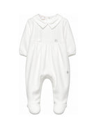 Tutina per neonato Paz Rodriguez Kids bianca con colletto a punta 005-193764 60 PaZ RODRIGUEZ KIDS 
