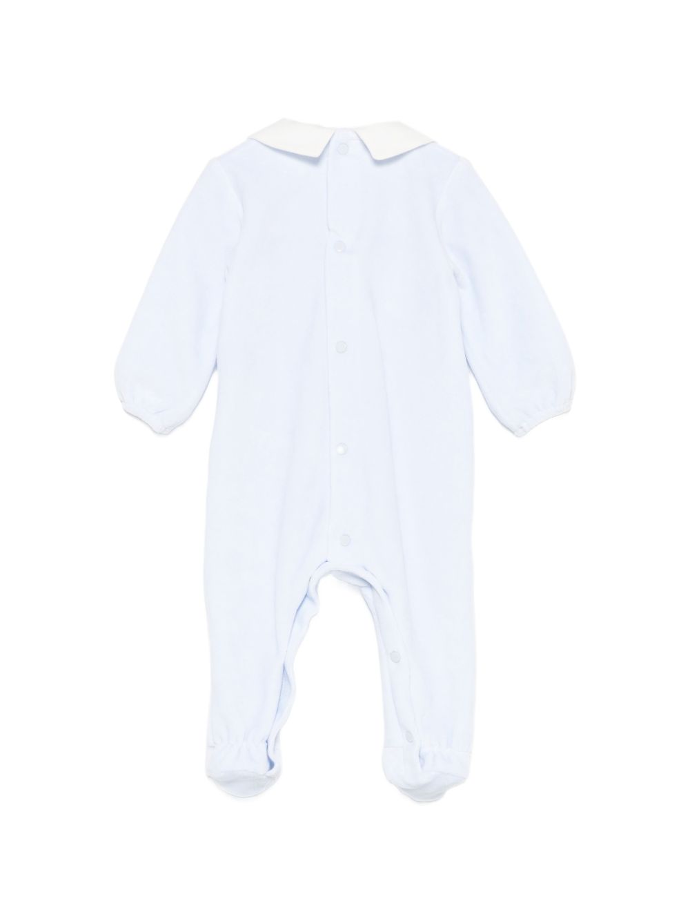 Tutina per neonato Paz Rodriguez Kids azzurra con colletto a punta 005-193764 80 PaZ RODRIGUEZ KIDS 