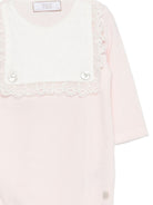 Tutina per neonata Paz Rodriguez Kids rosa con bordo in pizzo 005-193765 37 PaZ RODRIGUEZ KIDS 