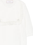 Tutina per neonati Paz Rodriguez Kids bianca con bordi in pizzo 005-193765 60 PaZ RODRIGUEZ KIDS 
