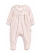 Tutina per neonata Paz Rodriguez Kids rosa con finitura in pizzo 005-193767 37 PaZ RODRIGUEZ KIDS 