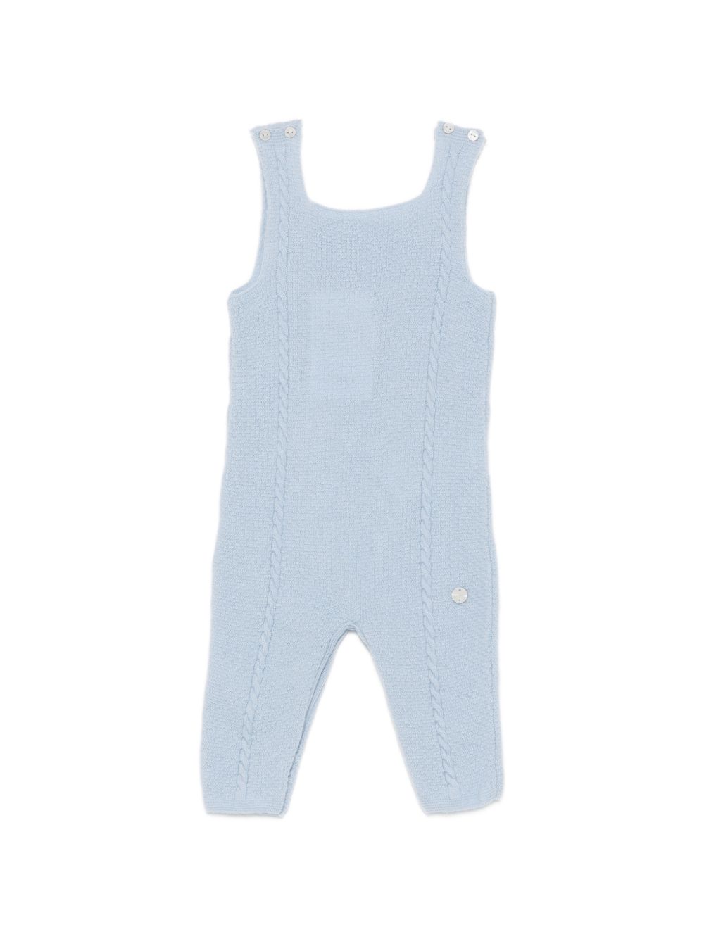 Tutina per neonato Paz Rodriguez Kids azzurra con lavorazione a trecce 007-114058 80 PaZ RODRIGUEZ KIDS 
