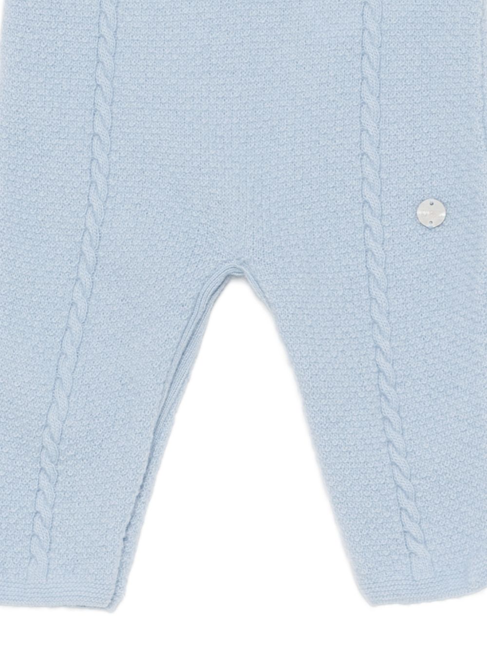 Tutina per neonato Paz Rodriguez Kids azzurra con lavorazione a trecce 007-114058 80 PaZ RODRIGUEZ KIDS 