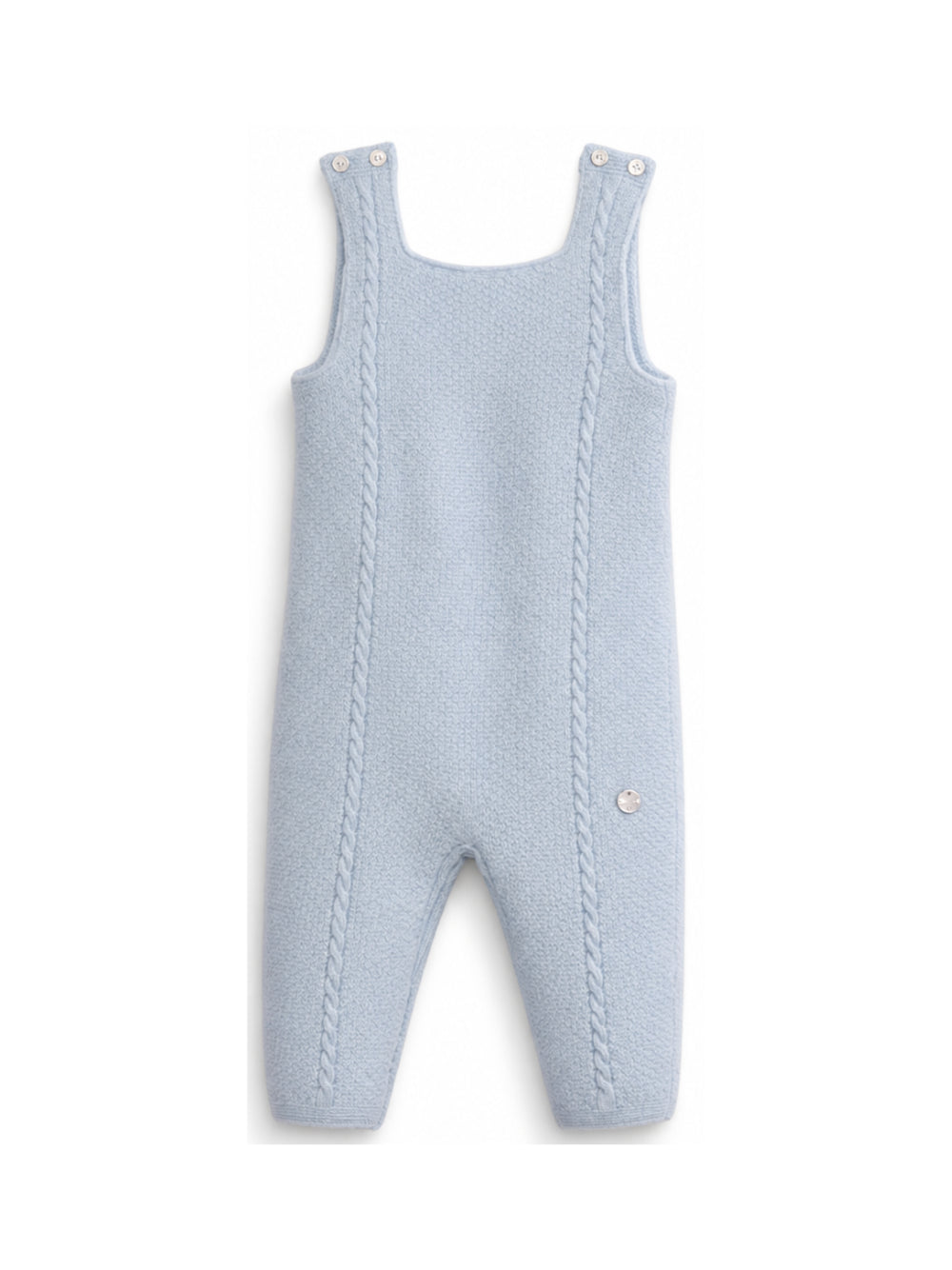 Tutina per neonato Paz Rodriguez Kids azzurra con lavorazione a trecce 007-114058 80 PaZ RODRIGUEZ KIDS 