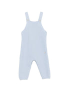 Salopette per neonato Paz Rodriguez Kids azzurra con trama in maglia 007-114139 20 PaZ RODRIGUEZ KIDS 