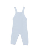 Salopette per neonato Paz Rodriguez Kids azzurra con trama in maglia 007-114139 20 PaZ RODRIGUEZ KIDS 