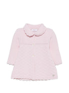 Cappotto per neonata Paz Rodriguez Kids rosa con colletto alla Peter Pan 009-114026 30 PaZ RODRIGUEZ KIDS 