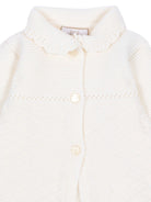 Cappotto per neonata Paz Rodriguez Kids bianco con colletto alla Peter Pan 009-114026 60 PaZ RODRIGUEZ KIDS 