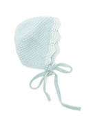 Cappello per neonato Paz Rodriguez Kids azzurro con design lavorato a maglia 011-114131 0316 PaZ RODRIGUEZ KIDS 