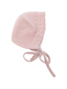 Cappello per neonata Paz Rodriguez Kids rosa con lavorazione pointelle 011-114148 35 PaZ RODRIGUEZ KIDS 