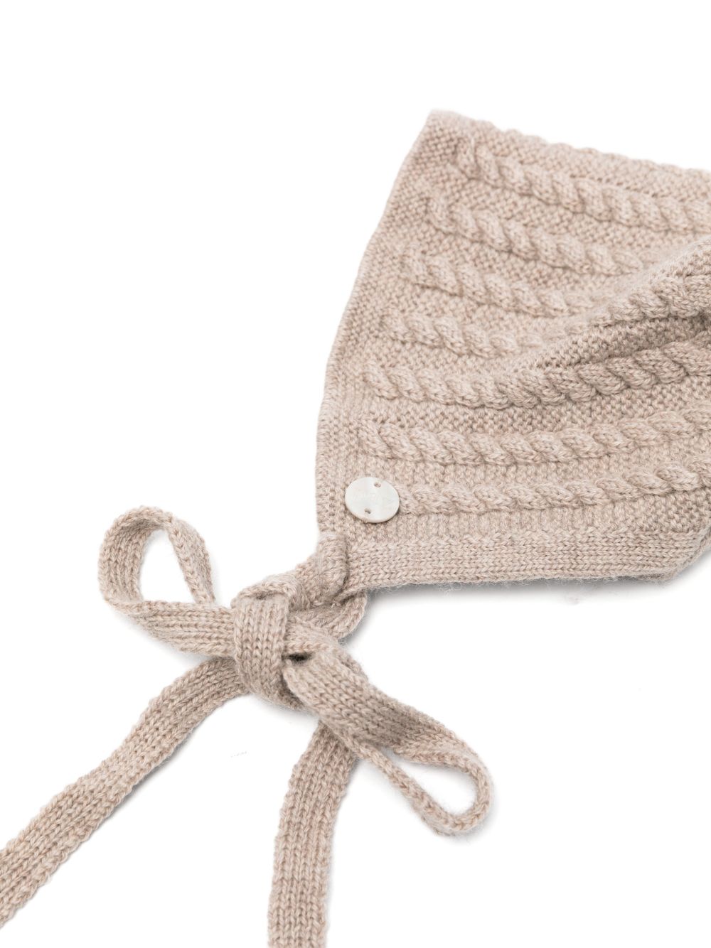 Cappello per neonato Paz Rodriguez Kids beige con lavorazione intrecciata 011-114173 68 PaZ RODRIGUEZ KIDS 