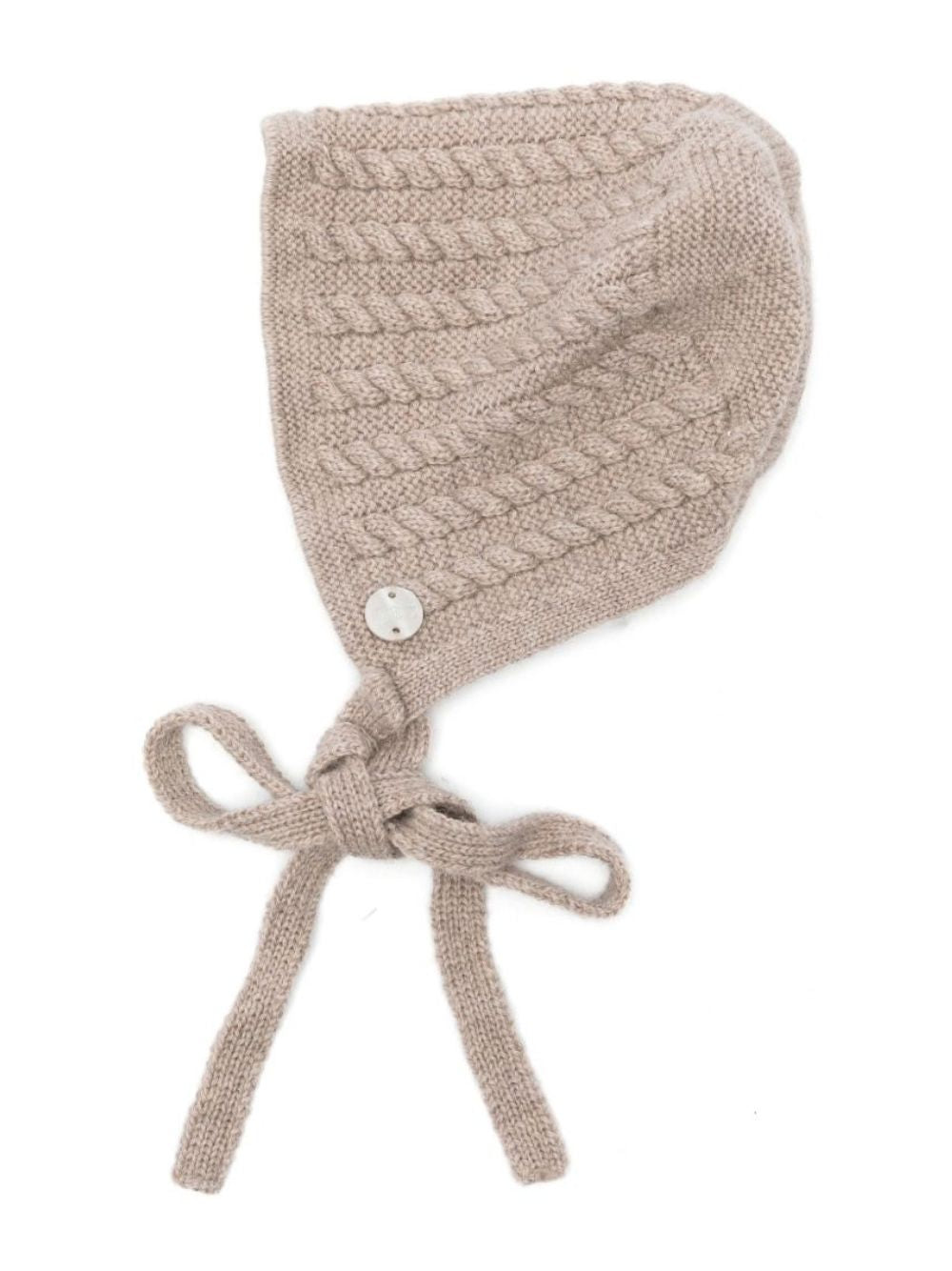 Cappello per neonato Paz Rodriguez Kids beige con lavorazione intrecciata 011-114173 68 PaZ RODRIGUEZ KIDS 