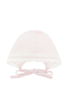 Cappello per neonata Paz Rodriguez Kids rosa con design lavorato a maglia 011-114212 3060 PaZ RODRIGUEZ KIDS 