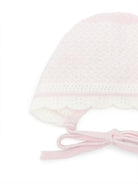 Cappello per neonata Paz Rodriguez Kids rosa con design lavorato a maglia 011-114212 3060 PaZ RODRIGUEZ KIDS 