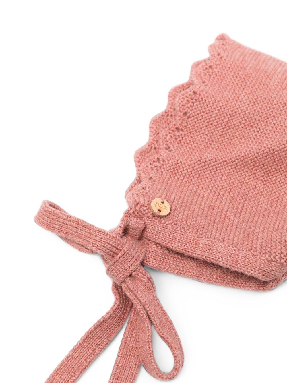 Cappello per neonata Paz Rodriguez Kids rosa con orlo a smerlo 011-123893 66 PaZ RODRIGUEZ KIDS 