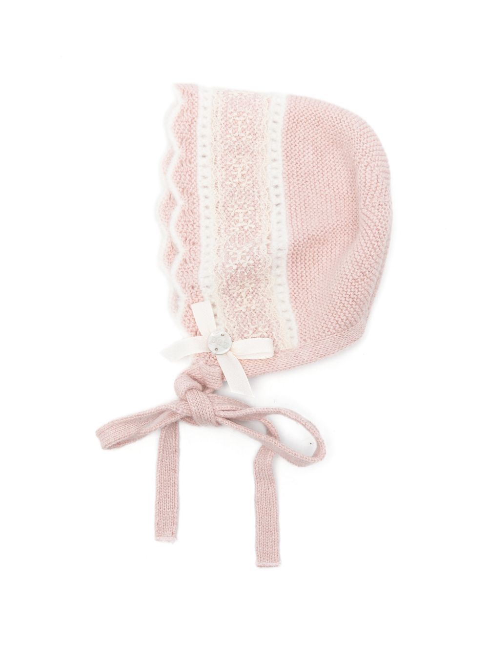 Cappello per neonata Paz Rodriguez Kids rosa con orlo a smerlo 011-124035 3260 PaZ RODRIGUEZ KIDS 