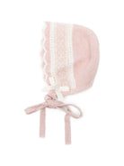 Cappello per neonata Paz Rodriguez Kids rosa con orlo a smerlo 011-124035 3260 PaZ RODRIGUEZ KIDS 