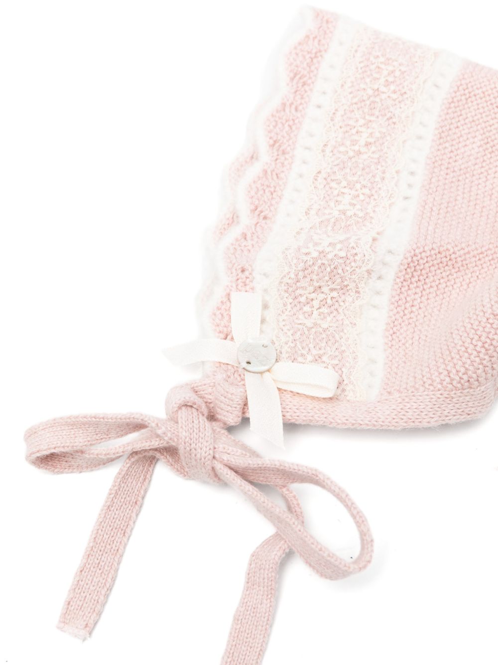 Cappello per neonata Paz Rodriguez Kids rosa con orlo a smerlo 011-124035 3260 PaZ RODRIGUEZ KIDS 