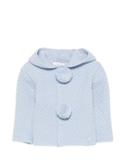 Cappotto per neonato Paz Rodriguez Kids azzurro con ponpon 012-114140 20 PaZ RODRIGUEZ KIDS 