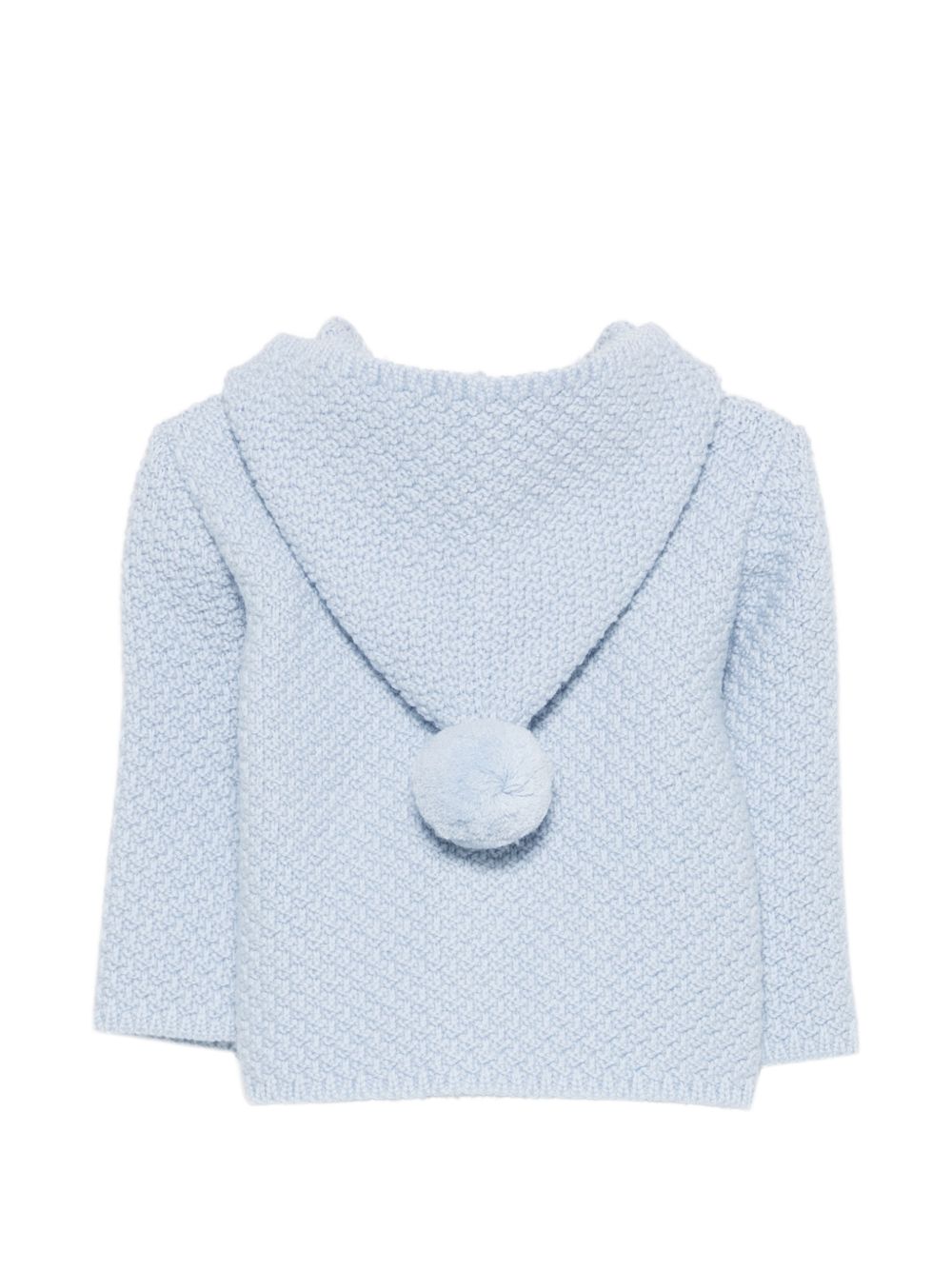 Cappotto per neonato Paz Rodriguez Kids azzurro con ponpon 012-114140 20 PaZ RODRIGUEZ KIDS 