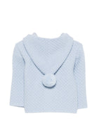 Cappotto per neonato Paz Rodriguez Kids azzurro con ponpon 012-114140 20 PaZ RODRIGUEZ KIDS 