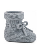 Babbucce per neonati Paz Rodriguez blu con fiocco sul davanti 018-11710 180 PaZ RODRIGUEZ KIDS 