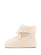Babbucce per neonati Paz Rodriguez Kids beige con dettaglio fiocco 018-12710 73 PaZ RODRIGUEZ KIDS 