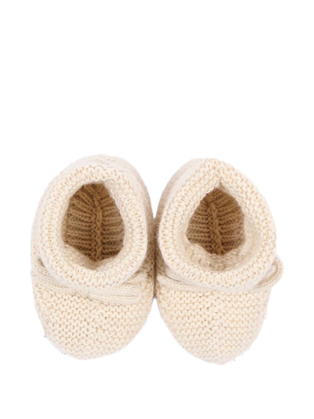 Babbucce per neonati Paz Rodriguez Kids beige con dettaglio fiocco 018-12710 73 PaZ RODRIGUEZ KIDS 