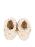 Babbucce per neonati Paz Rodriguez Kids beige con dettaglio fiocco 018-12710 73 PaZ RODRIGUEZ KIDS 