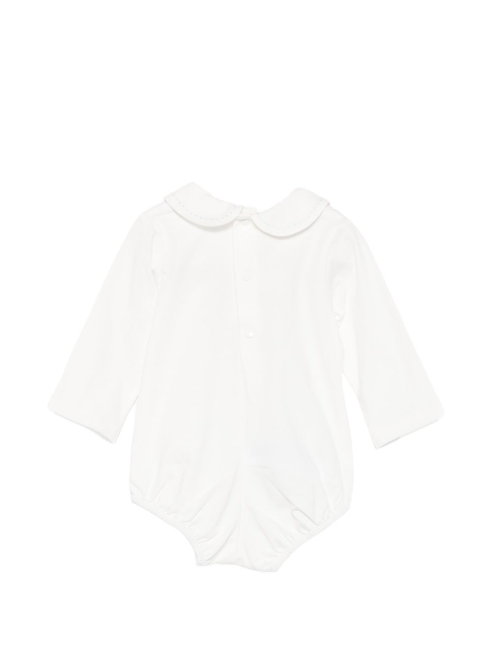 Tutina per neonati Paz Rodriguez Kids bianca con colletto alla Peter Pan 020-99843J 6003 PaZ RODRIGUEZ KIDS 