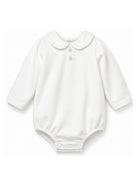 Tutina per neonati Paz Rodriguez Kids bianca con colletto alla Peter Pan 020-99843J 6003 PaZ RODRIGUEZ KIDS 