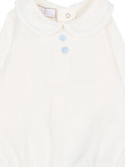 Tutina per neonati Paz Rodriguez Kids bianca con cuciture a contrasto 020-99843J 6080 PaZ RODRIGUEZ KIDS 