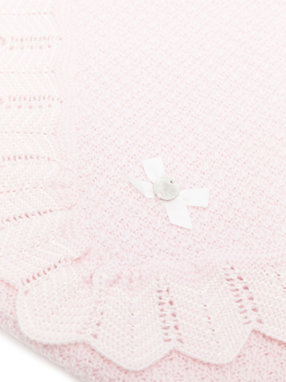 Coperta per neonata Paz Rodriguez Kids rosa con dettaglio con fiocco 029-114132 3060 PaZ RODRIGUEZ KIDS 
