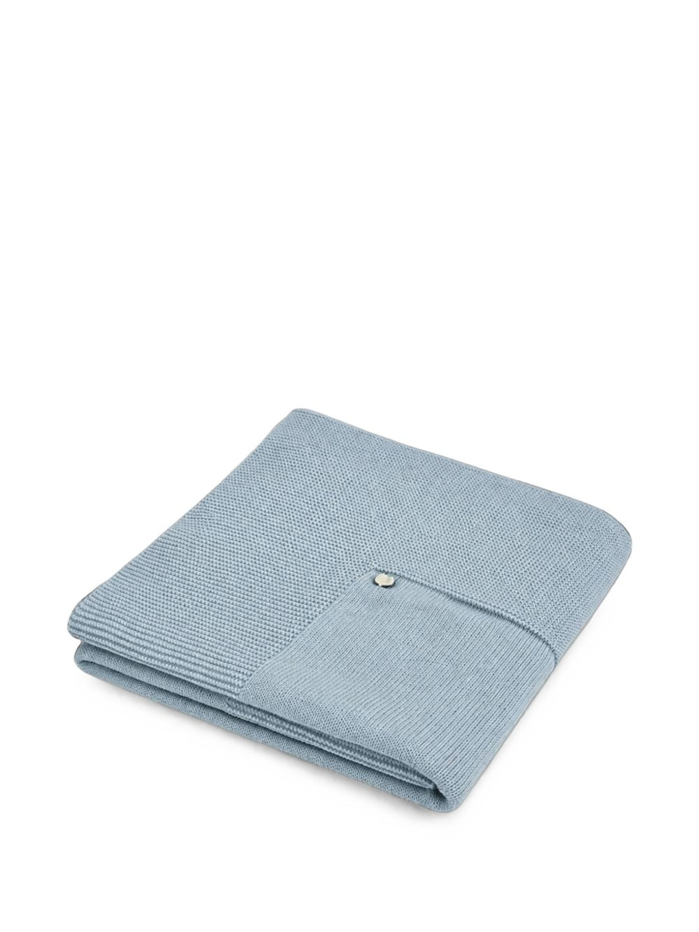 Coperta per neonato Paz Rodriguez Kids azzurra con placca con logo 031-01857J 180 PaZ RODRIGUEZ KIDS 