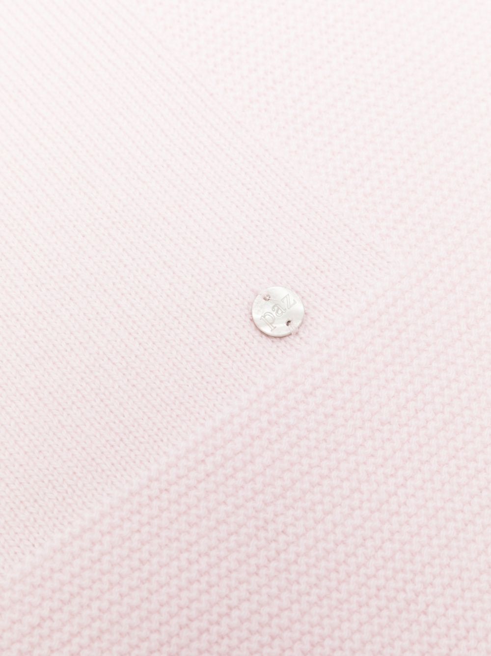 Coperta per neonata Paz Rodriguez Kids rosa con design lavorato a maglia 031-01857J 30 PaZ RODRIGUEZ KIDS 