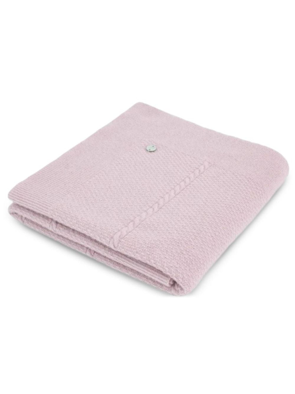 Coperta per neonata Paz Rodriguez Kids rosa con placca con logo 031-114060 37 PaZ RODRIGUEZ KIDS 