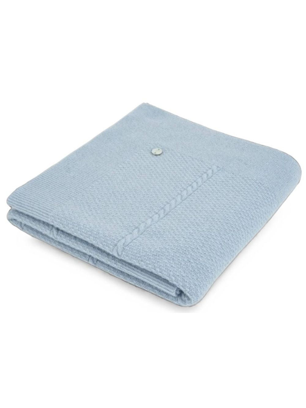 Coperta per neonato Paz Rodriguez Kids azzurra con design lavorato a maglia 031-114060 80 PaZ RODRIGUEZ KIDS 