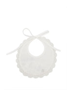 Bavaglino per neonati Paz Rodriguez Kids bianco con bordo a smerlo 038-153697 60 PaZ RODRIGUEZ KIDS 