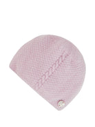 Berretto per neonata Paz Rodriguez Kids rosa con maglia intrecciata 040-114056 37 PaZ RODRIGUEZ KIDS 