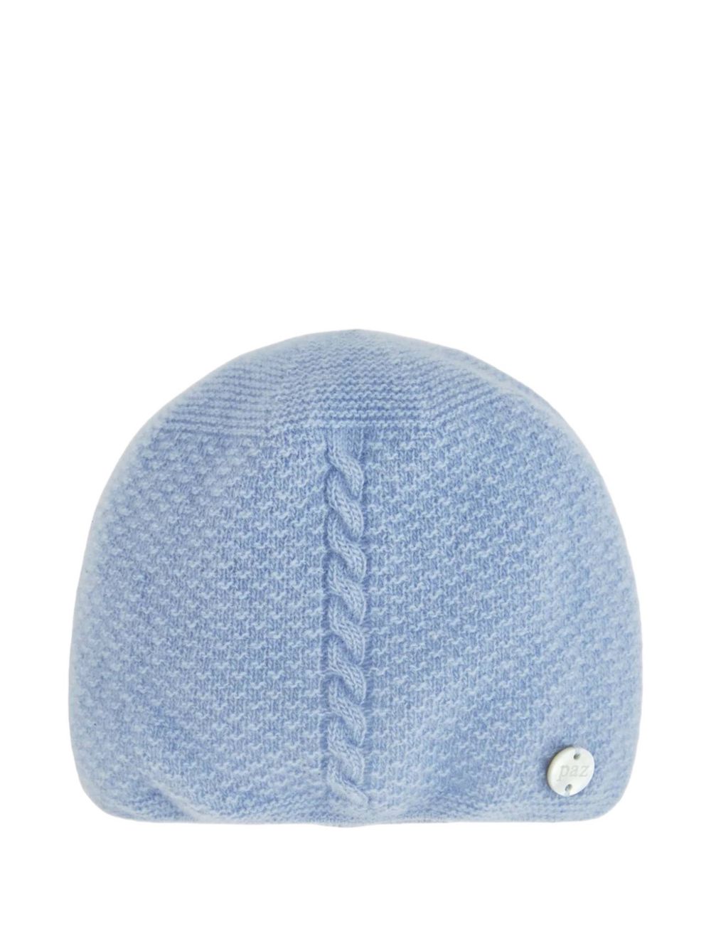Berretto per neonata Paz Rodriguez Kids azzurro con maglia intrecciata 040-114056 80 PaZ RODRIGUEZ KIDS 